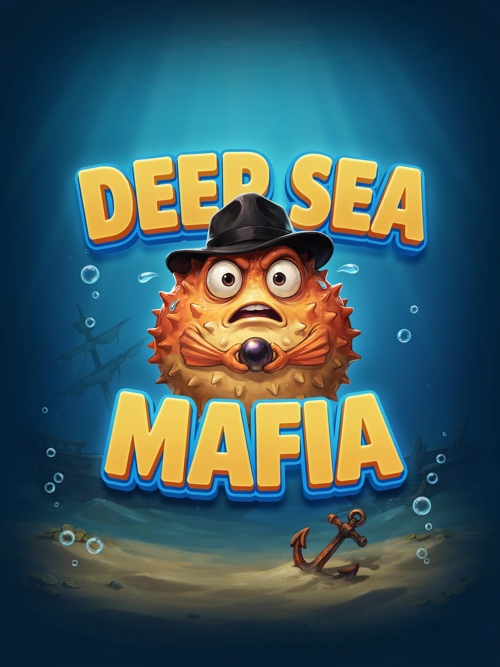 Promo art for the Deep Sea Mafia pokie